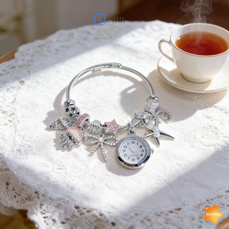 [KvJJL-t] Đồng hồ đeo tay đa năng lấy cảm hứng từ đại dương Thiết kế thanh lịch Tiện lợi cho việc thay đổi hàng ngày và du lịch mới