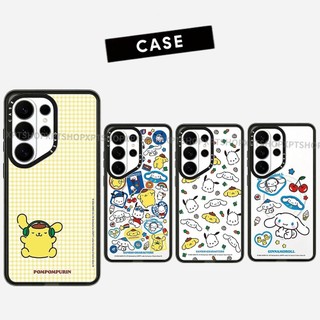 Tai Nghe Từ Tính Chó Vàng Acrylic Cứng Phone Case For Samsung Galaxy S26 25 24 23 22 UItra S26 25 24 Plus Vỏ Bảo Vệ Chống Sốc