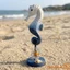 1 Bức tượng cá ngựa bằng gỗ trang trí để bàn sáng tạo cho máy tính để bàn Văn phòng tại nhà và hơn thế nữa