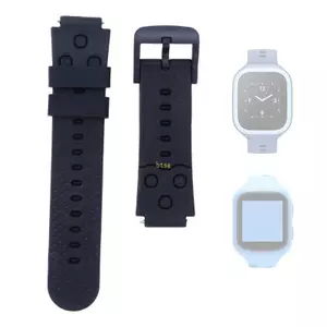 Btsg Dây đeo cổ tay silicon mềm 16mm Vòng đeo tay đồng hồ trẻ em thông minh cho bé gái bé trai