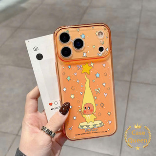 Tương thích cho iPhone 16 17 15 13 14 11 12 Pro Max 14 Plus Full Màn hình Ngôi sao đầy màu sắc Phim hoạt hình Vỏ Corning nhân vật ngôi sao dễ thương