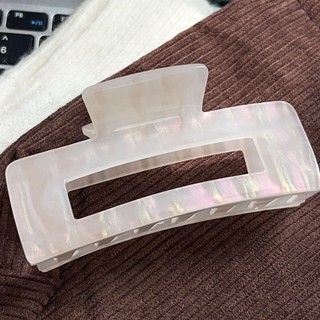 Kovoi / Kích Thước Lớn Acrylic Kẹp Pháp Retro Tóc Phụ Kiện Tóc Mặt Sau Đầu Tấm Tóc Cao Cấp Cá Mập Kẹp