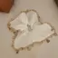AqToCna Đảo Nhật Ký Phong Cách Kỳ Nghỉ Seashell sel Vuông Khăn Buộc Tóc Bohemian Phụ Kiện Tóc AqToCna
