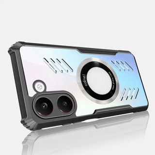 Vỏ Từ Tính Thích Hợp Cho Xiao Mi POCO X8 Pro Max POCO X7 X6 X5 Pro 5G Ốp Lưng Thoáng Khí Trong Suốt Mỏng Tản Nhiệt Tough Chống Rơi Esports Cover 20-21