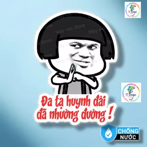 "Decal Xe Chống Nước 'Đa Tạ Huynh Đài Đã Nhường Đường' - Trang Trí Mày Mò Store"