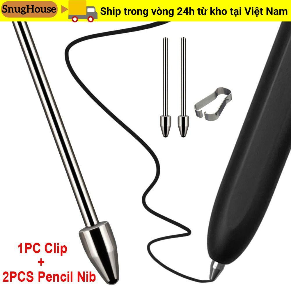 SNUGHOUSE Touch Stylus Tip, Máy tính bảng có thể thay thế ngòi bút chì, Bộ công cụ nhíp chống mài mòn bằng hợp kim titan bạc cho Galaxy Tab S7 / S8 / S9 + S23 Note20