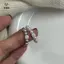 Nhẫn Ngọc Trai Giả Zircon Vintage Pháp Dành Cho Nữ Nhẫn Đính Hạt Co Giãn Thanh Lịch Tiệc Sang Trọng Quà Tặng Trang Sức Cưới [Mina]