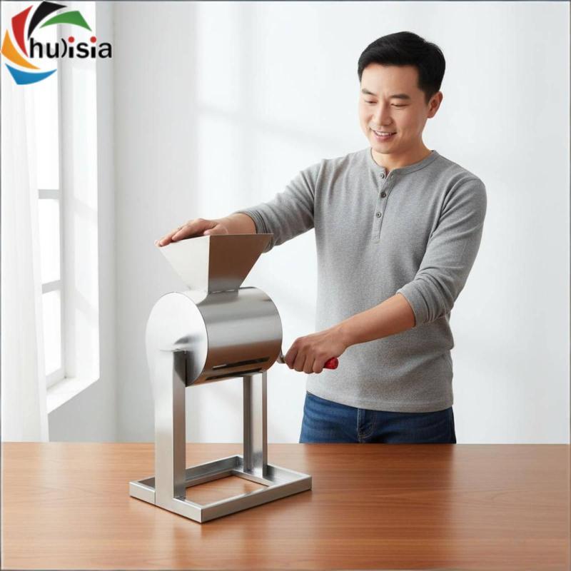 Hướng dẫn sử dụng Dụng cụ bóc vỏ đậu phộng hiệu quả Nhà bếp Xử lý đai ốc Thiết bị quay tay cho nông nghiệp gia đình