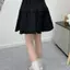 Váy ngắn mùa hè eo cao ôm hơn Váy xếp ly Váy quần Short lá sen