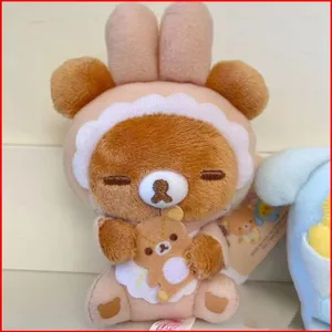 BH2 Rilakkuma Korilakkuma Plushie Usausababy Bunny Bé Dễ Thương Sang Trọng Túi Búp Bê Charm HB2