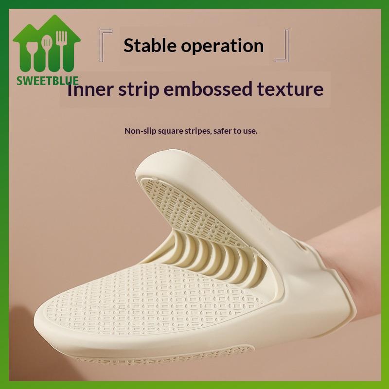 SWEET Thiêned Silicone Lò Nướng Mitts Chịu Nhiệt 1 Đôi Găng Tay Chống Thấm Nước Chống Trơn Trượt Cho BBQ Nướng Bếp Sử Dụng n