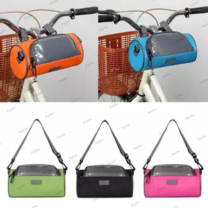 Túi đựng tay lái xe đạp PYCOU, Túi đựng điện thoại xe đạp chống nước gắn phía trước, màn hình cảm ứng nhạy cảm Lắp đặt dễ dàng Túi đựng đồ đi xe đạp dung tích lớn Phụ kiện đi xe đạp