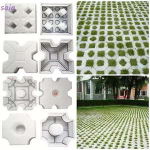 SAIA 1 Khuôn Gạch lát, Cỏ rỗng Nhựa Bước Đá Paver, Bền DIY 25x6cm Có thể tái sử dụng Khuôn gạch lối đi cho bãi cỏ Sân vườn