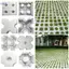 SAIA 1 Khuôn Gạch lát, Cỏ rỗng Nhựa Bước Đá Paver, Bền DIY 25x6cm Có thể tái sử dụng Khuôn gạch lối đi cho bãi cỏ Sân vườn