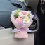 Bó Hoa Nhỏ Dệt Mini Hoàn Thành Tay Hoa Hồng Móc Cho Bạn Trai Và Bạn Gái Bắt Đầu
