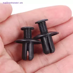 50 Chiếc 8 Mm Ô Tô Tự Động Ốp Lưng Fender Giữ Đẩy Kẹp Nhựa Chốt MỚI