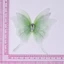 GUSTAVA Organza Vải Bướm, Màu Gradient Mờ Bướm Táo, Bốn Lớp DIY Thủ Công Trang Trí Bướm Trang Trí