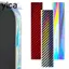 Băng bảo vệ khung YICA, Nhãn dán cạnh vợt Pickleball hấp thụ sốc phát sáng, Laser chống rơi thời trang lấp lánh chống trầy xước Pickleball Paddle Edge Tape Trang trí