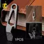 Móc khóa titan màu xám Dụng cụ mở nắp chai đa năng Cờ lê di động ngoài trời cho nam cắm trại
