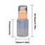 AN.MART 30ml Chai Bơm Thủy Tinh Mờ Chất Lỏng Nền Dán Dụng Cụ Bơm Rỗng Chai Du Lịch Thiết Yếu Bóp Chai Di Động Trang Điểm VN