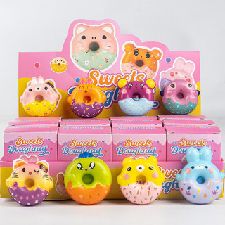 Hộp squishy 12 món – Thức ăn dễ thương, mềm bóp xinh – Màu pastel, nhiều kiểu để chọn – Trang trí bàn, đồ chơi trẻ em