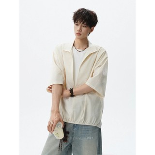 Áo sơ mi nam GKSSS tay ngắn phong cách Hàn Quốc hợp thời trang thương hiệu chất lượng cao giả hai mảnh unisex