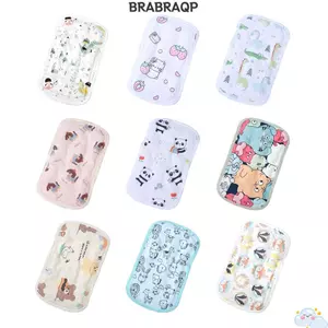 Gối Đá Cho Bé BRARAA, Phim Hoạt Hình Mèo Con Con Chú Thỏ 28 * 17cm Cho Con Bú Cánh Tay Làm Mát, Găng Tay Làm Mát Găng Tay Cotton Làm Mát Mùa Hè