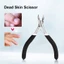 WANYEDI Cuticle Nipper, Tông đơ cắt móng tay di động bằng thép không gỉ, Tông đơ cắt tỉa móng tay chính xác Chống trượt Kẹp chăm sóc móng tay lò xo đôi Kìm chăm sóc móng tay và móng chân