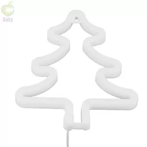 Đèn LED neon ROLY, USB hoặc chạy bằng pin 5V Đèn neon, Đèn LED neon cây thông Noel hiện đại Trang trí tường