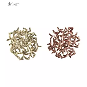 DELMER 50 Chiếc Sổ Lưu Niệm Bảo Vệ, DIY Thiết Thực Bảo Vệ Góc Sách, Sáng Tạo Sắt Mini Vintage Sách Giá Đỡ Góc Album Ảnh