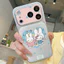 Ốp lưng iPhone Họa tiết da mạ họa tiết Love Hello Kitty iPhone 17 16 15 14 13 12 11 Pro Max Plus Max