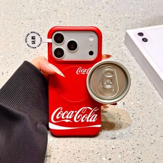 Ốp điện thoại di động Coke Orange Soda có thể từ tính sang trọng Thích hợp cho iPhone17 Pro Max 16 15 14 Pro Max Bảo vệ Camera chống sốc Vỏ cứng chống rơi
