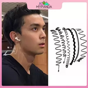 MYPANDA Unisex Kim Loại Sóng Mùa Xuân Tóc Hoop La Chống Trơn Trượt Thể Thao Ngoài Trời Đơn Giản Băng Đô Quấn Tóc Dành Cho Nữ Mặt Rửa Mũ Đội Đầu.