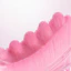 Bàn chải bạch huyết màu hồng Sakura mới Hình lưỡi liềm Bàn chải đường viền mặt Chăm sóc da Bàn chải Massage