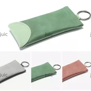 Kính râm JUIC, Túi đựng kính kín tự động chống nước, Kính bảo vệ họa tiết rắn bằng da PU thời trang Unisex