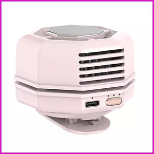 Kẹp trên Quạt Sạc Di Động 3 Tốc Độ Có Thể Điều Chỉnh Quạt Mini Không Lưỡi Cho Du Lịch Thư Viện Văn Phòng lyuvn
