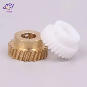 HFTOY Đồ Chơi Cần Cẩu Máy Bán Hàng Tự Động Vuốt Giàn Arcade Đồng Xu Trò Chơi Trục Phần Phụ Kiện DIY 27 Răng Bánh Răng Nhựa Hoặc Đồng ~