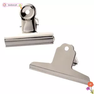 Kẹp giấy BEABOUT, Kẹp chất kết dính kim loại tròn / phẳng / đầu núi nhiều kích thước, Kẹp niêm phong bằng thép không gỉ đa chức năng Văn phòng tại nhà Trường học