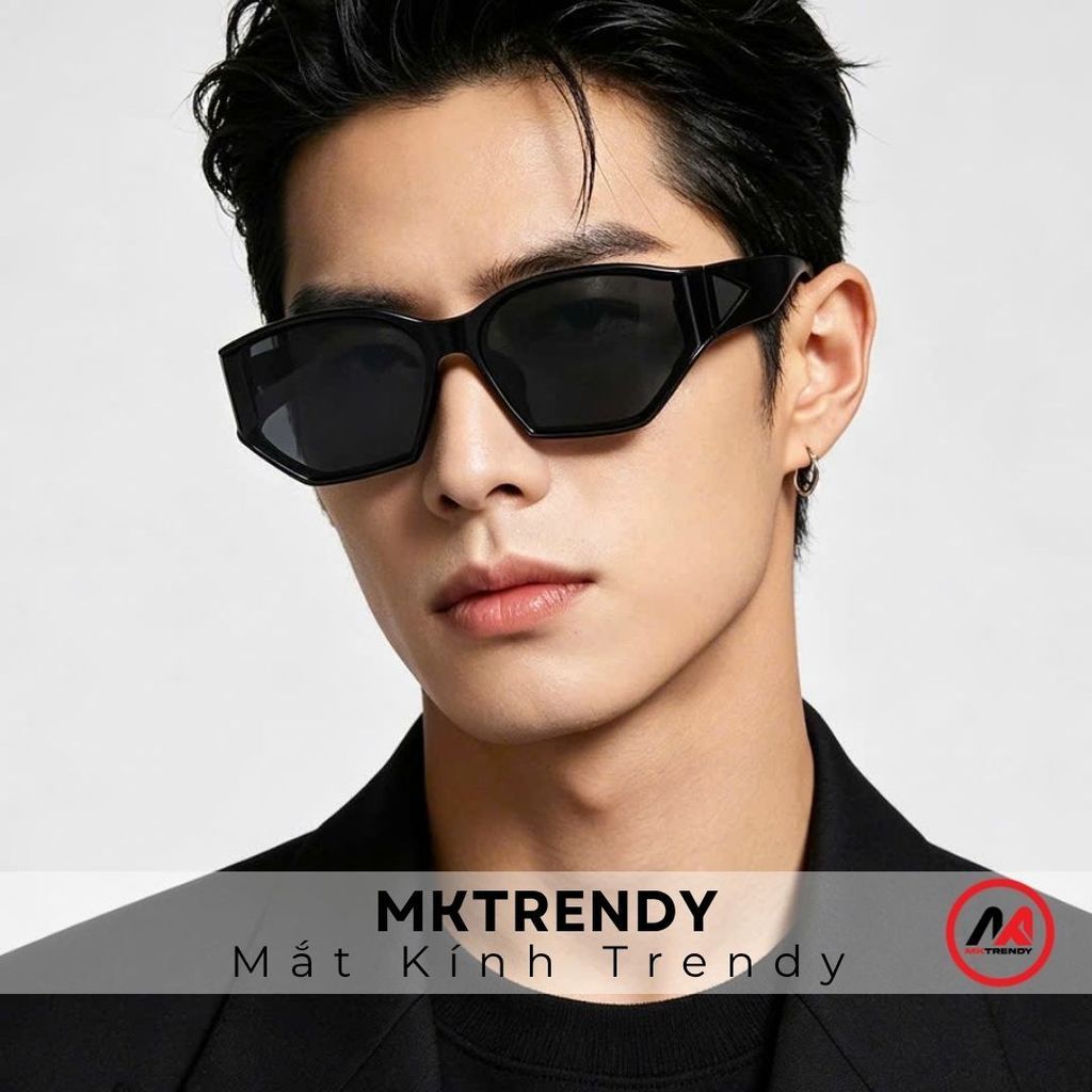 [Live x MKTRENDY] Kính râm đổi màu gọng vuông chống tia UV thời trang nam nữ phong cách sang trọng T18