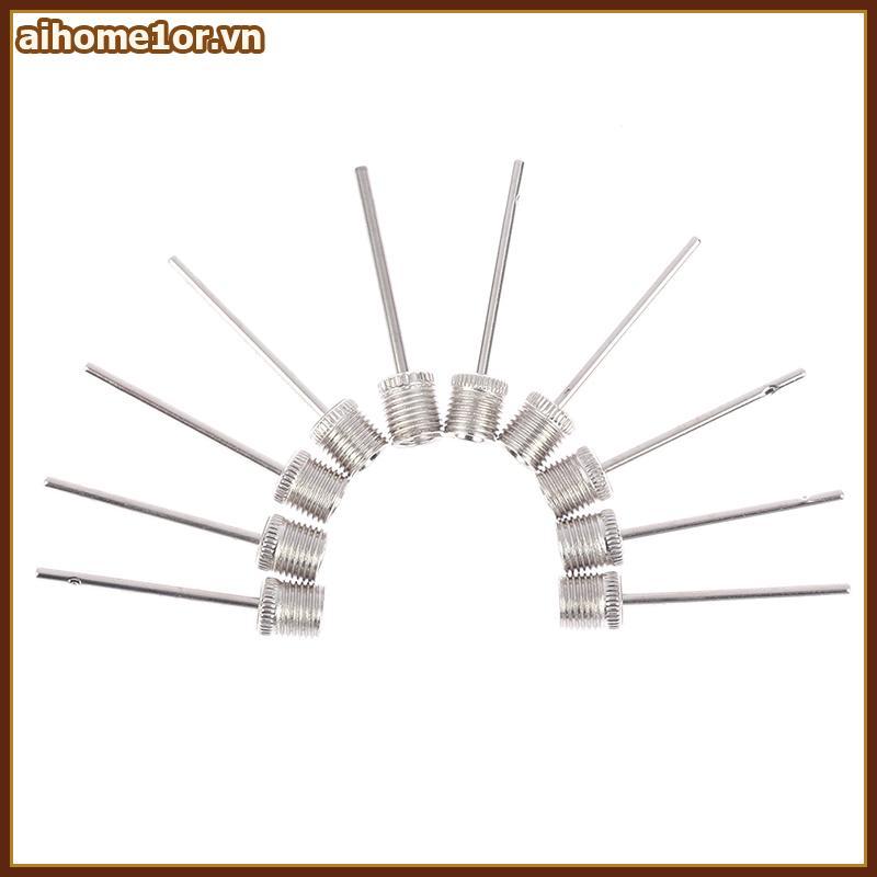 AIHOM 10 chiếc kim bơm bóng thể thao thép không gỉ cho bóng đá