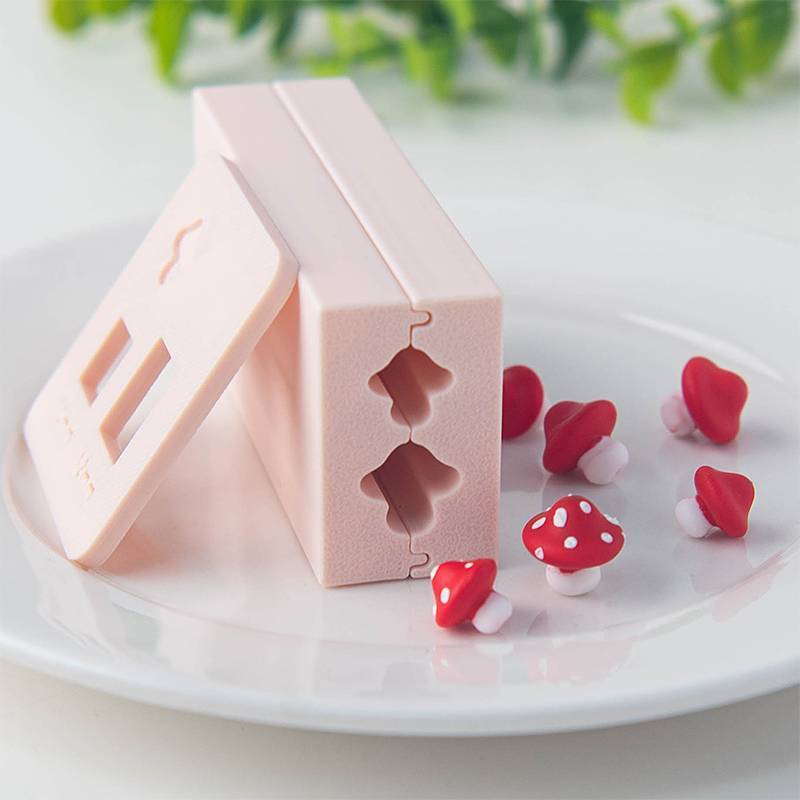 SWEET Mềm Gốm Đất Sét Polymer Khuôn 3D Nấm Chanh Hình Thoi Hạt Thiết Kế Hạt Con Lăn DIY Bông Tai Nelaces Trang Sức Làm n
