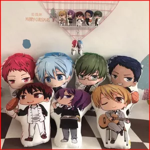 ST2 Kuroko Bóng Rổ Anime Ném Gối Sang Trọng Túi Mặt Dây Chuyền Đồ Chơi Đệm Mềm Búp Bê Nhồi Bông Cosplay Trang Trí Nhà Quà Tặng Fo