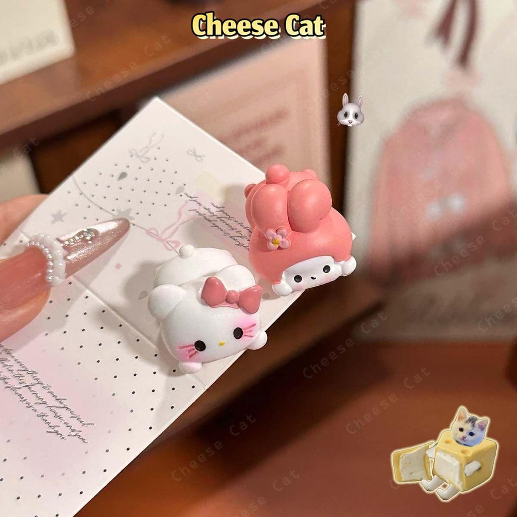 Phụ kiện Kitty Melody DIY trang trí vỏ điện thoại di động/máy ảnh/xe máy búp bê nhỏ dễ thương