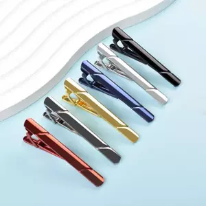 AqToCna Man Cổ Điển 14K Đồng Cà Vạt Kẹp Đơn Giản Phù Hợp Với Dây Buộc Kẹp Ve Áo Trang Sức Cổ Phụ Kiện Dành Cho Doanh Nghiệp, Đám Cưới, Cuộc Họp AqToCna
