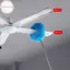 Quạt trần bằng sợi nhỏ Hodou Kéo dài lên đến 80cm Bàn chải lau bụi có tay cầm dài có thể tái sử dụng để làm sạch dễ dàng tại nhà VN