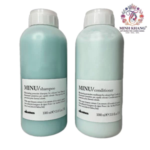 Cặp gội xả bảo vệ tóc màu và tạo bóng Minu Davines Essential Haircare 1000mlx2 [ MK ]