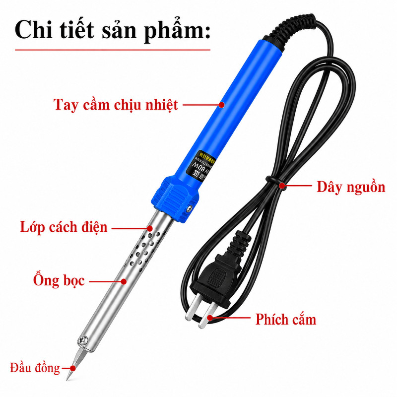 Dao Cắt Điện Đa Năng Bằng Đồng Nguyên Chất | Dao Khắc Điện, Mỏ Hàn Điện – Cắt Nhựa, Khắc, Làm Thủ Công