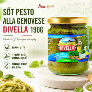 Sốt Pesto Alla Genovede Divella 190g, Thơm Ngon Tiện Dụng Cho Món Mỳ Ý Thơm Ngon