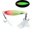 Glow Jig 30g để câu cá thả mồi ở nước mặn có đĩa sắt và lông vũ