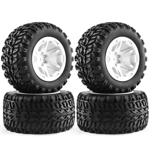 4 Bánh Xe Cao Su Đường Kính 104 Mm Lốp Xe Với 12 Mm Lục Giác Cho 1 / 12 1 / 14 1 / 16 MJX Hyper Go H16 16207 16208 16209 16210 E-REVO Summit Monster Truck Kyosho HSP WLtoys TAMIYA